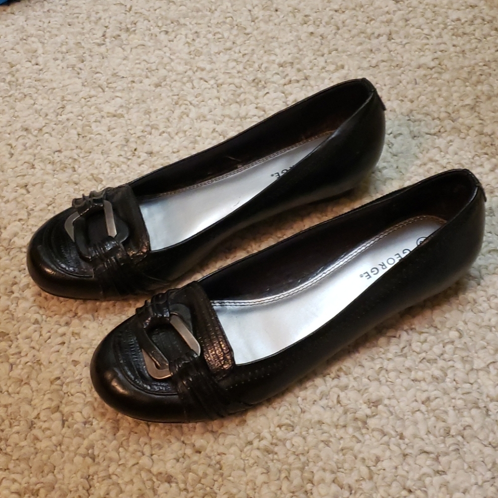 George Slip-On Buckle Shoes